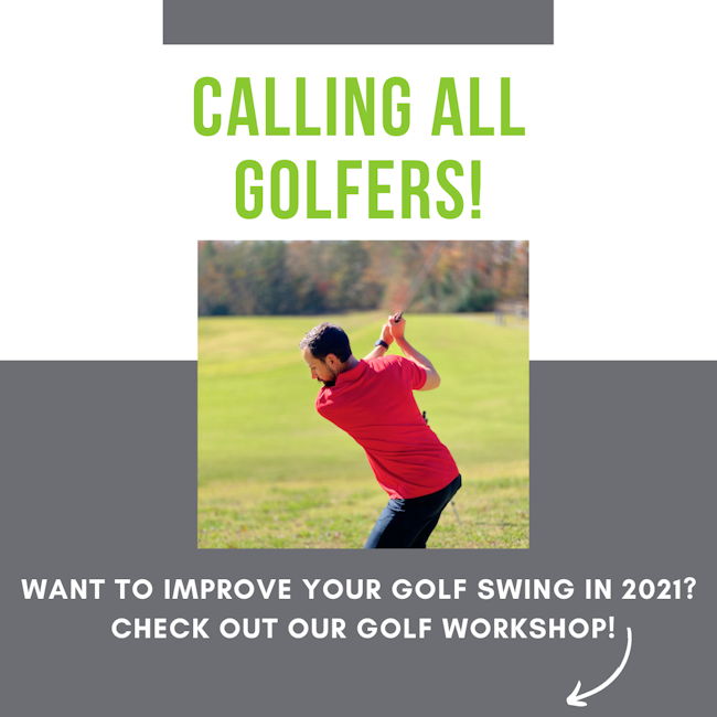 Our virtual golf workshop this winter